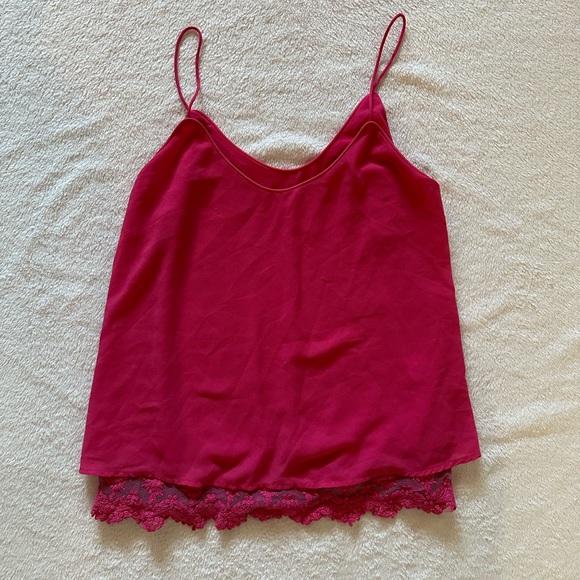 Skies Are Blue Pink Cami Top - Picture 1 of 3